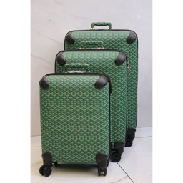 Premium Green Pattern Travel Trolley