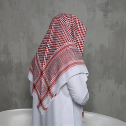 AL HAADI KEES RED SHEMAGH