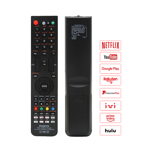 Huayu Rm-L1098+X Plus Universal Smart Tv Remote Control For Samsung,Lg,Sony,Philips,Sharp,Panasonic,Tcl