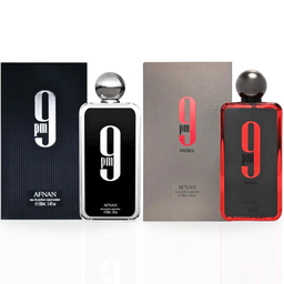 9Pm & 9Pm Rebel Eau De Parfum Sprays 100Ml By Afnan (Bundle)