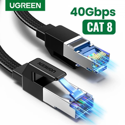 Cat8 UGREEN Ethernet Internet Cable40Gbps 2000MHz Nylon Braided RJ45 Internet Cable