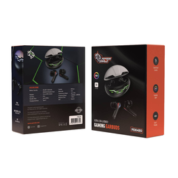 Porodo Gaming Ultra Low-Latency Gaming Earbuds - Black