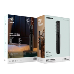 Green Lion Comb Bakhour Incense Burner, 1500 Mah Battery No.18043