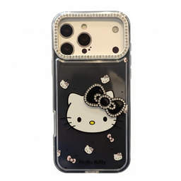 Hello Kitty iPhone 17 Pro Max Cover black
