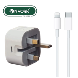 Lightning Charger 20w (iOS Special Edition) - Nyork Prime hc629 (ONE YEAR WARRANTY)